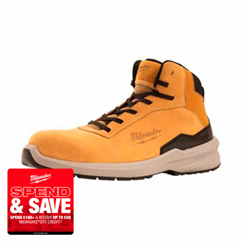 Milwaukee 4932493746 Flextred™ S3S Safety Boots Beige (Size 8)