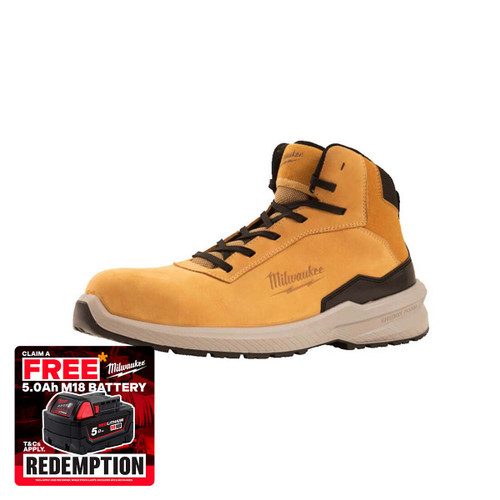 Milwaukee 4932493750 Flextred™ S3S Safety Boots, Beige (Size 11)