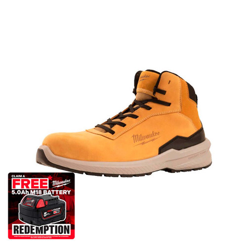 Milwaukee 4932493750 Flextred™ S3S Safety Boots, Beige (Size 11)