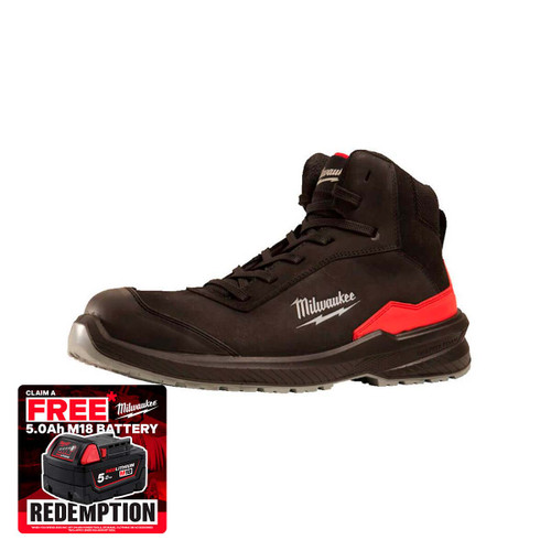 Milwaukee 4932493737 Flextred™ S3S Safety Boots, Black (Size 11)