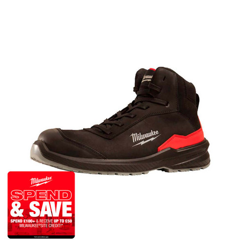 Milwaukee 4932493733 Flextred™ S3S Safety Boots, Black (Size 8)