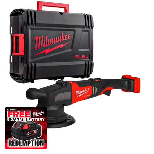 Milwaukee M18 FROP21-0X 18V FUEL™ Brushless Random Orbital Polisher with 21 mm Stroke (Body Only)