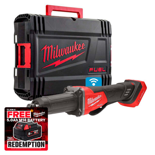 Milwaukee M18 FDGROVPDB-0X 18V FUEL™ Brushless ONE-KEY™ Braking Die Grinder with Variable Speed and AVS (Body Only)