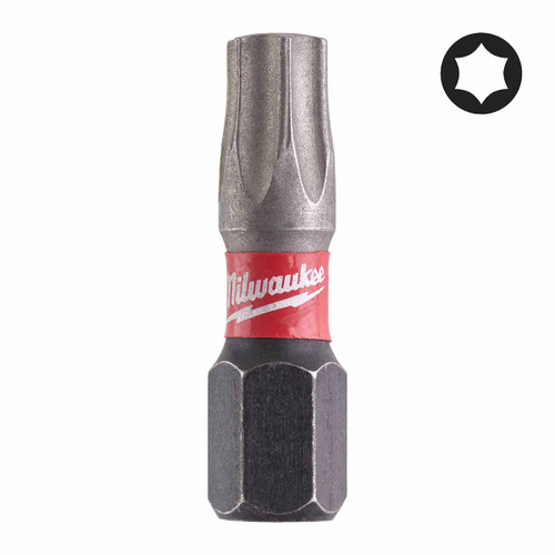 Milwaukee 4932472046 SHOCKWAVE™ Impact Duty Screwdriving Bits TX30 x 25mm (2 Pack)