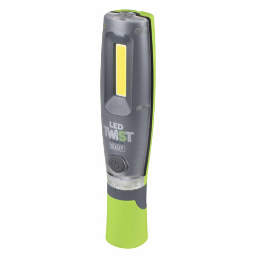 Sealey LED2001G LED Twist Rechargeable Inspection Light Green