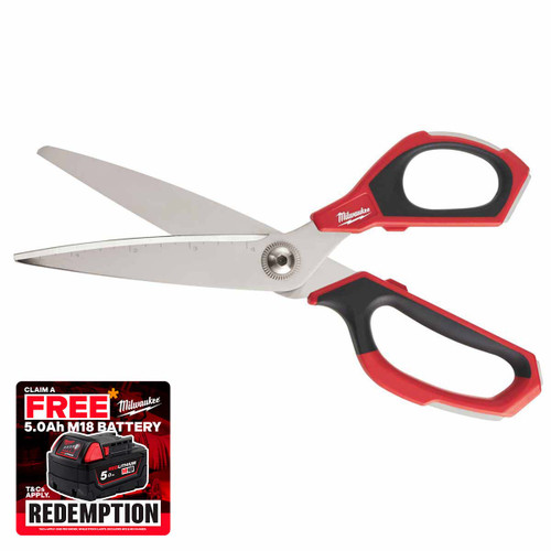 Milwaukee 4932479409 Jobsite Straight Scissors