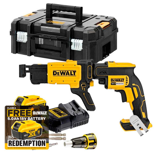 DeWalt DCF620P2K-GB 18V XR Brushless Collated Drywall Screwdriver