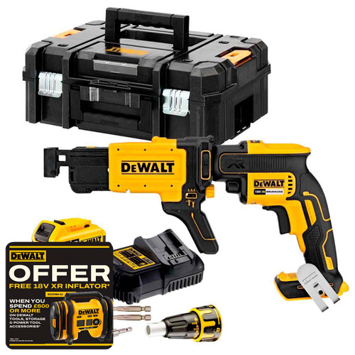 DeWalt DCF620P2K-GB 18V XR Brushless Collated Drywall Screwdriver