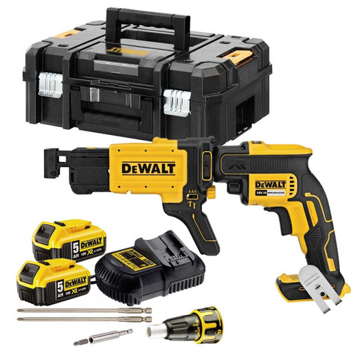 DeWalt DCF620P2K-GB 18V XR Brushless Collated Drywall Screwdriver