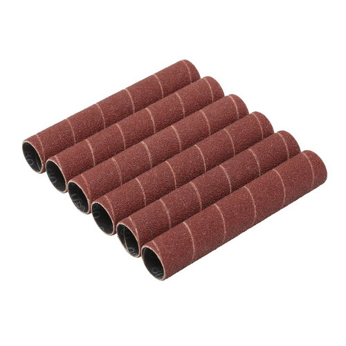 Draper 08402 Aluminium Oxide Sanding Sleeves, 19 x 115mm, 80 Grit (6 Pack)