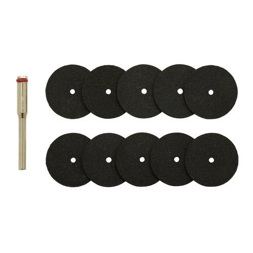 Draper 08957 Cutting Wheels and Holder for D20 Engraver/Grinder (10 Pieces)