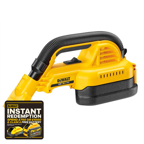 DeWalt DCV517N Cordless XR Wet & Dry Vacuum 18 Volt Bare Unit | Toolden