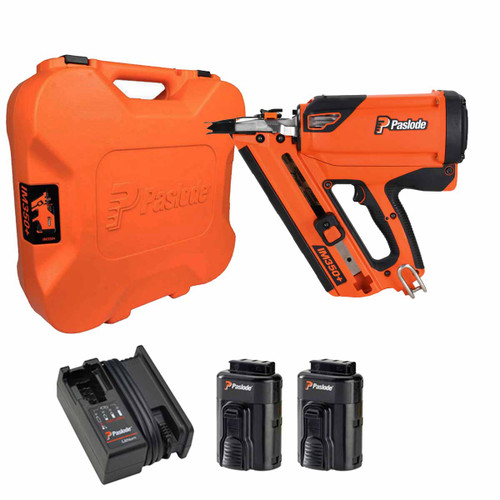 Paslode IM350+ 1stFix Gas Framing Nailer with 2x 2.1Ah Batteries