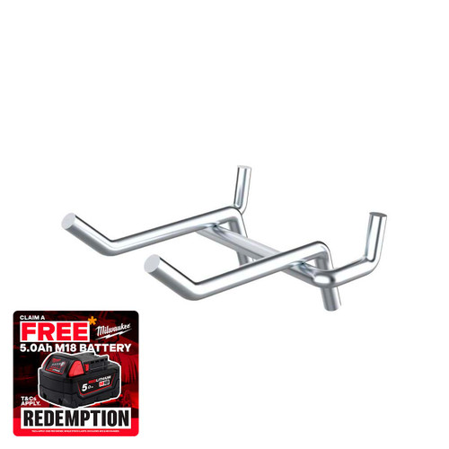 Milwaukee 4932498958 Double Steel Hook (12 Pieces)