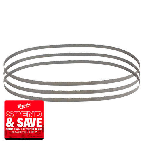Milwaukee 48390619 Premium Bandsaw Blades 899mm x 12mm x 14tpi