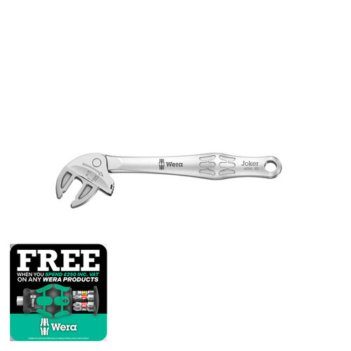 Wera 6004 Joker XL Self-Setting Spanner 19mm-24mm