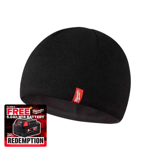 Milwaukee BNI BL Beanie Hat, Black