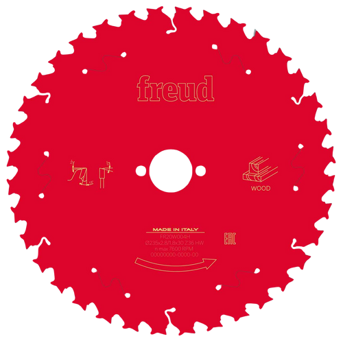 Freud F03FS09734 Wood Circular Saw Blade 235mm x 30mm 36T
