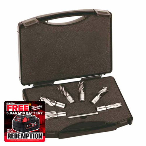 Milwaukee 4932372533 Annular Cutters Set (6 Pieces)
