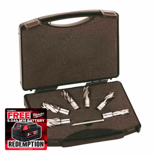 Milwaukee 4932372533 Annular Cutters Set (6 Pieces)