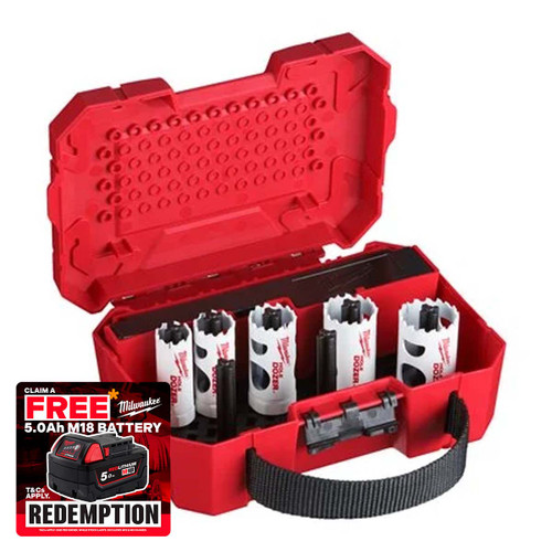 Milwaukee 49224083 Hold Dozer Holesaw Set (7 Pieces)