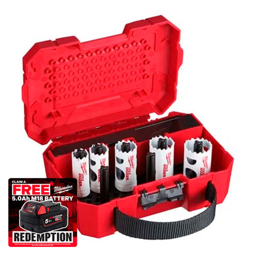 Milwaukee 49224083 Hold Dozer Holesaw Set (7 Pieces)