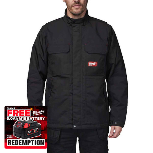 Milwaukee 4932498279 FREEFLEX™ Work Jacket, Black (Size L)