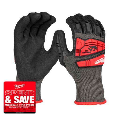 Milwaukee 4932498536 Impact Pro Cut E Gloves