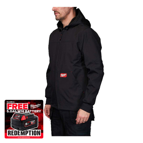 Milwaukee 4932498272 FREEFLEX™ Softshell Hooded Jacket Black
