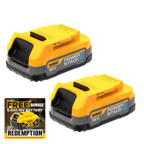 DeWalt DCBP034-XJ 18V 1.7Ah XR Powerstack Compact Battery