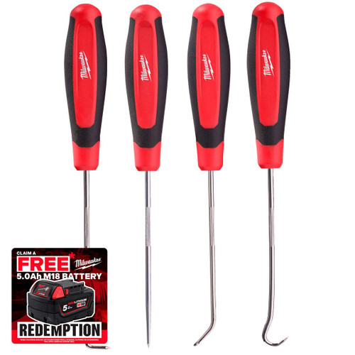 Milwaukee 4932499471 Hook & Pick Set (4 Pieces)