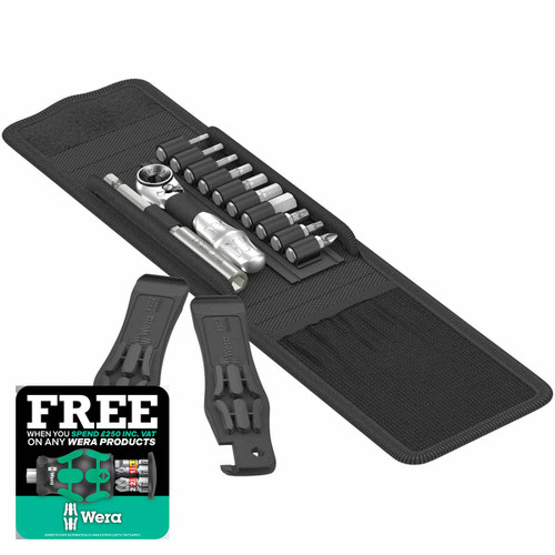 Wera 05004170001 Bicycle Set 1 - Zyklop Mini Pouch Set (12 Pieces)