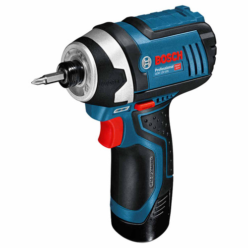 Bosch 06019A6976 GDR 12V-105 Impact Driver with 2x GBA 2.0Ah Batteries