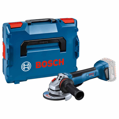 Bosch 06019J4102 GWS 18V-10 P 125 mm Angle Grinder with L-BOXX (Body Only)