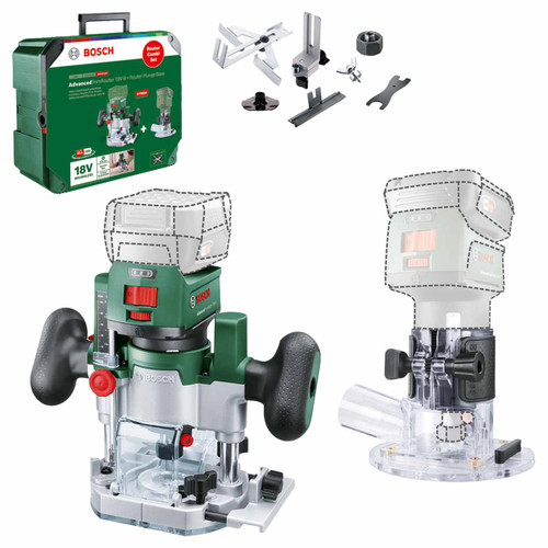 Bosch 06039D5002 Advanced Trim Router Combi Set (Body Only)