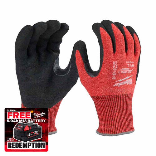 Milwaukee 4932479911 Cut D Gloves (Size 7 / S)