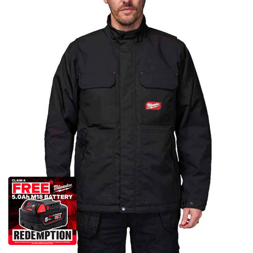 Milwaukee 4932498280 FREEFLEX™ Work Jacket, Black