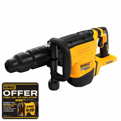 DeWalt DCH892N 54V 10KG SDS Max Flexvolt Chipping Hammer (Body Only)
