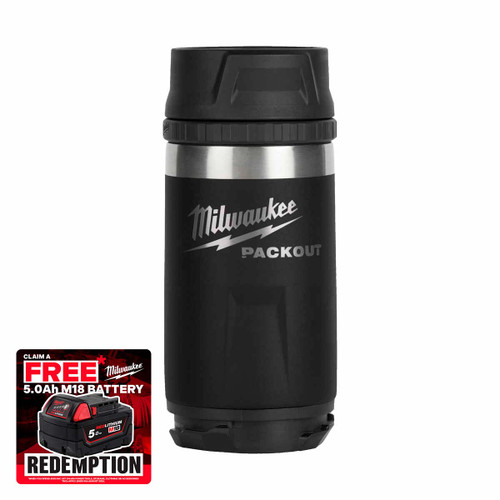 Milwaukee 4932498978 PACKOUT™ Bottle 355ml Sip Lid (Black)