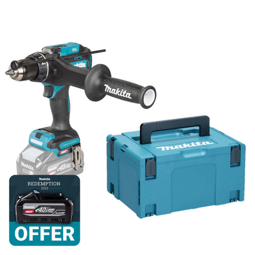 Makita HP003GZ01 40V Max XGT Brushless Combi Drill with Makpac Case (Body Only)