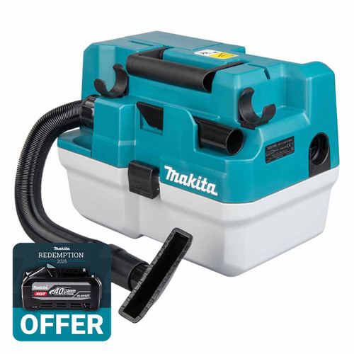 Makita VC013GLZ03 40V Max XGT Brushless Dust Extractor (Body Only)