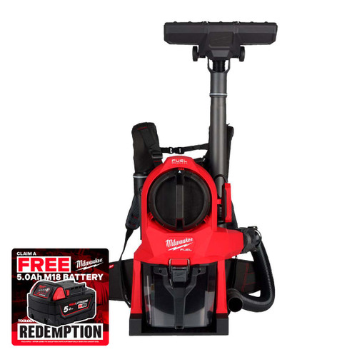 Milwaukee M18 FBPV2-0 FUEL Backpack Vacuum (Body Only)