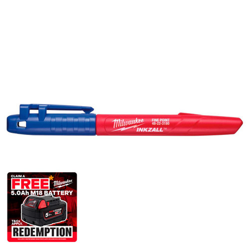 Milwaukee 4932492126 INKZALL Marker Blue