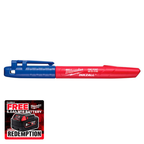 Milwaukee 4932492126 INKZALL Marker Blue