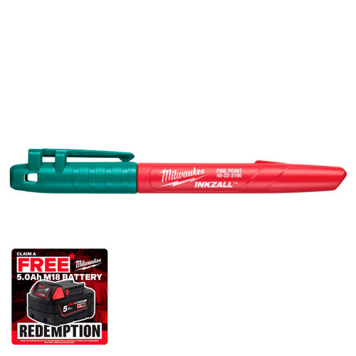Milwaukee 4932492127 INKZALL Marker Green