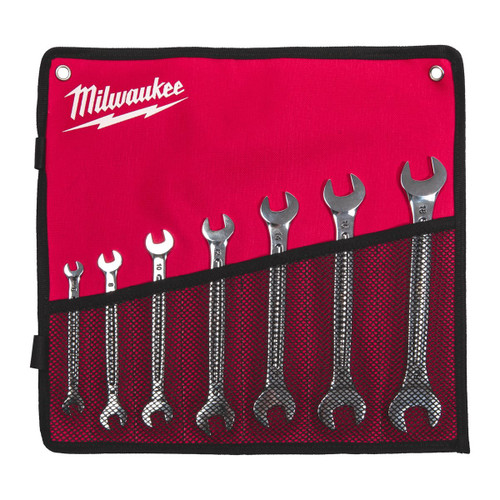 Milwaukee 4932492713 Double Open End Spanner Set (7 Pieces)