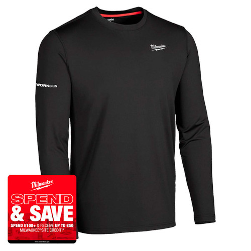 Milwaukee 4932498287 WORKSKIN™ Cold Weather Base Layer Long Sleeve (Size XXL)