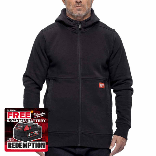 Milwaukee 4932499390 GRIDIRON™ Full-Zip Hoodie (Size XL)