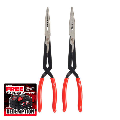 Milwaukee 4932492499 Long Reach Pliers Set (2 Pieces)