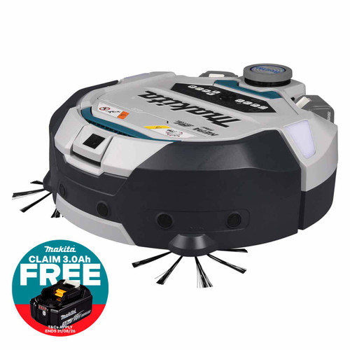 Makita DRC300Z Twin 18V LXT Brushless Robotic Vacuum Cleaner (Body Only)